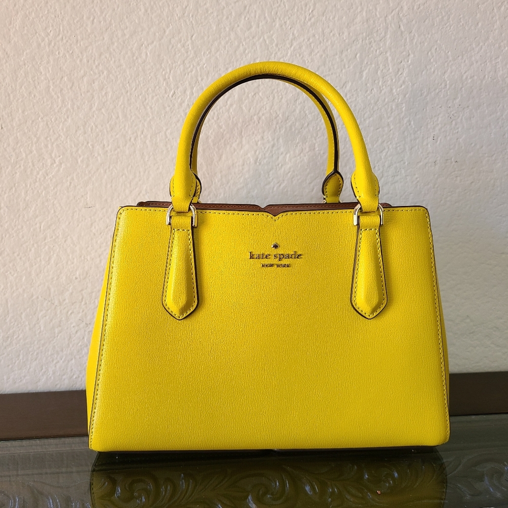 NWT Kate Spade Tippy Small Yellow Satchel